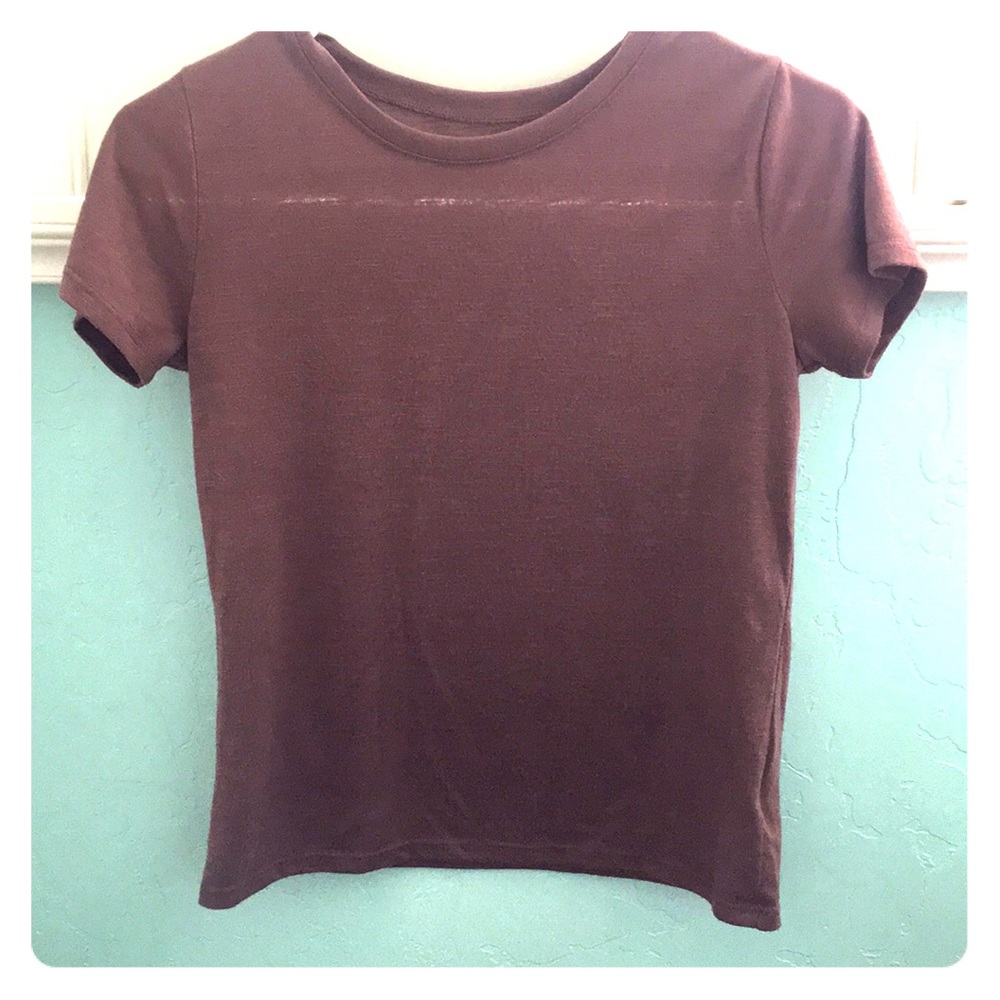 Maroon shirt